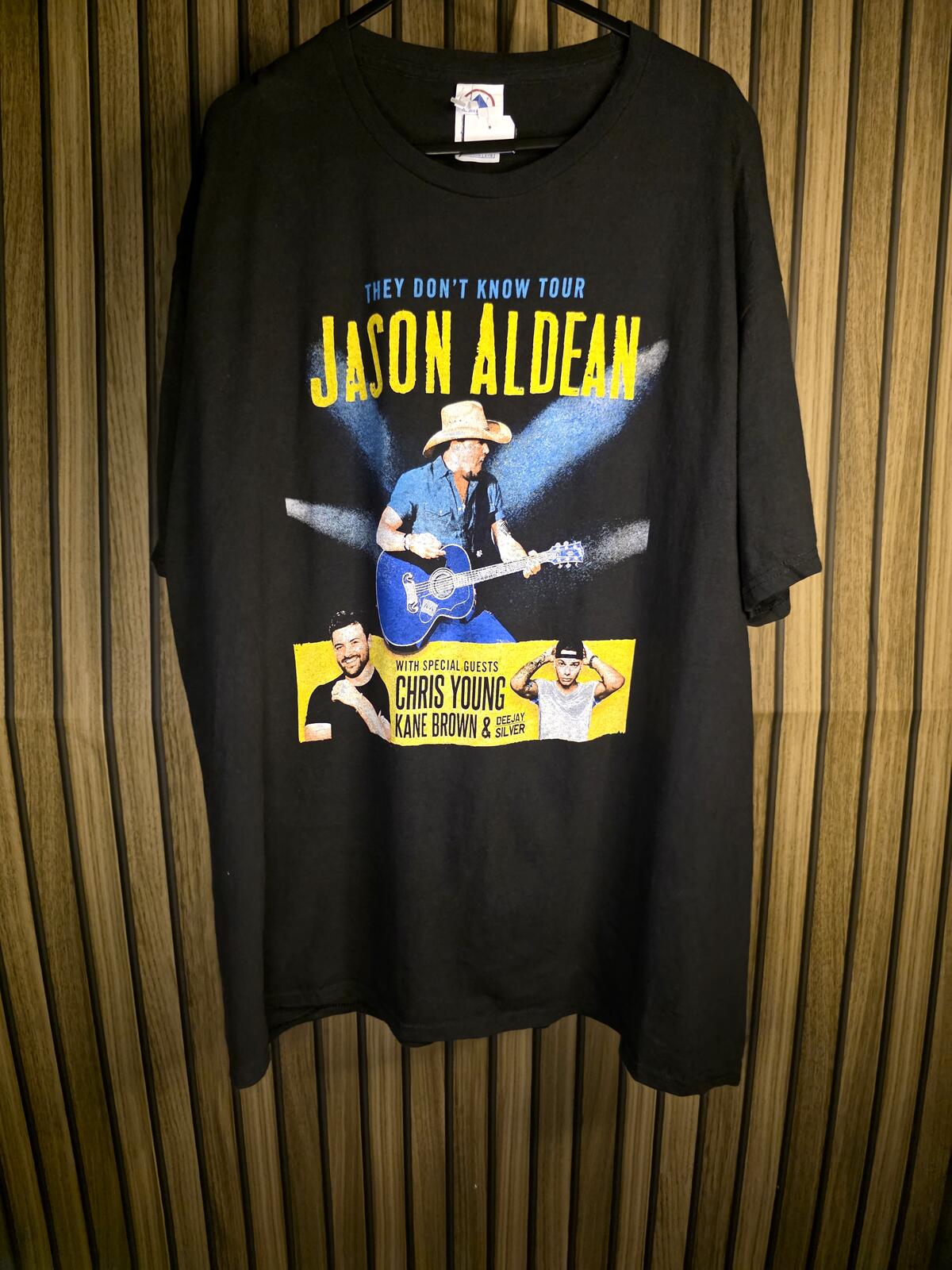 Jason Aldean They Don't Know Tour Black Graphic T-Shirt 2XL