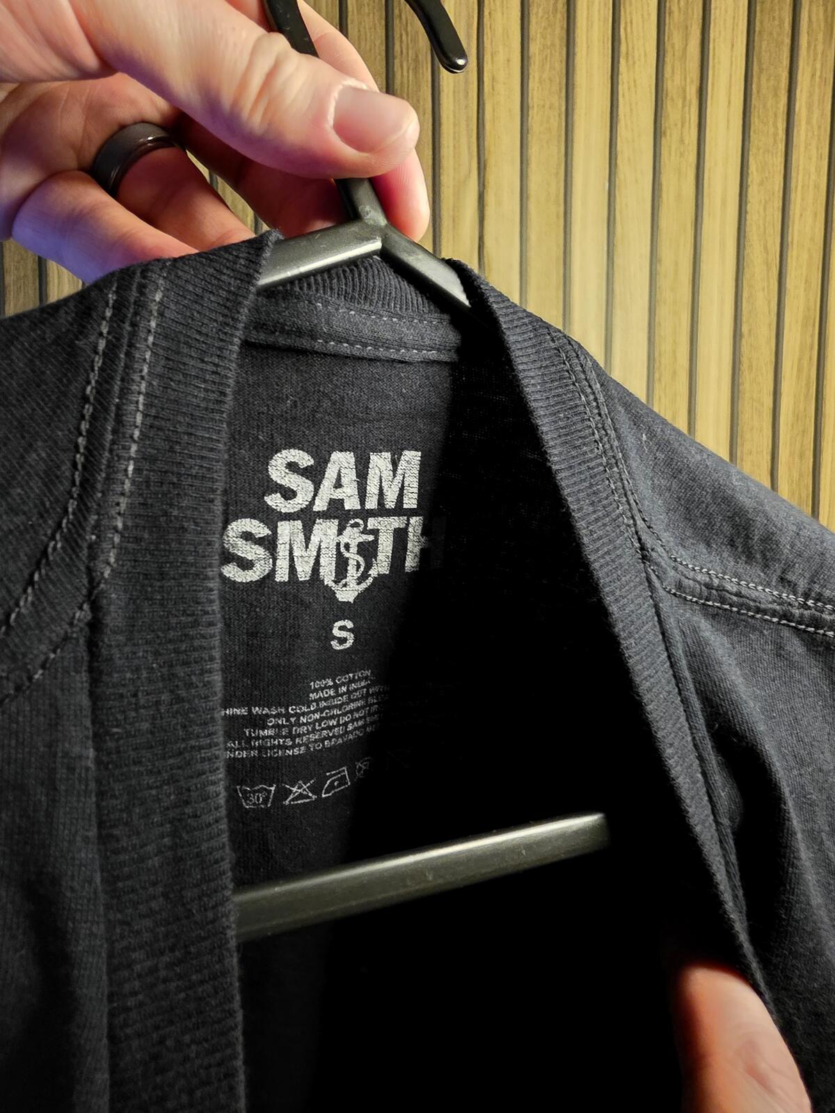 Sam Smith Gloria Tour Graphic T-Shirt Black Size S