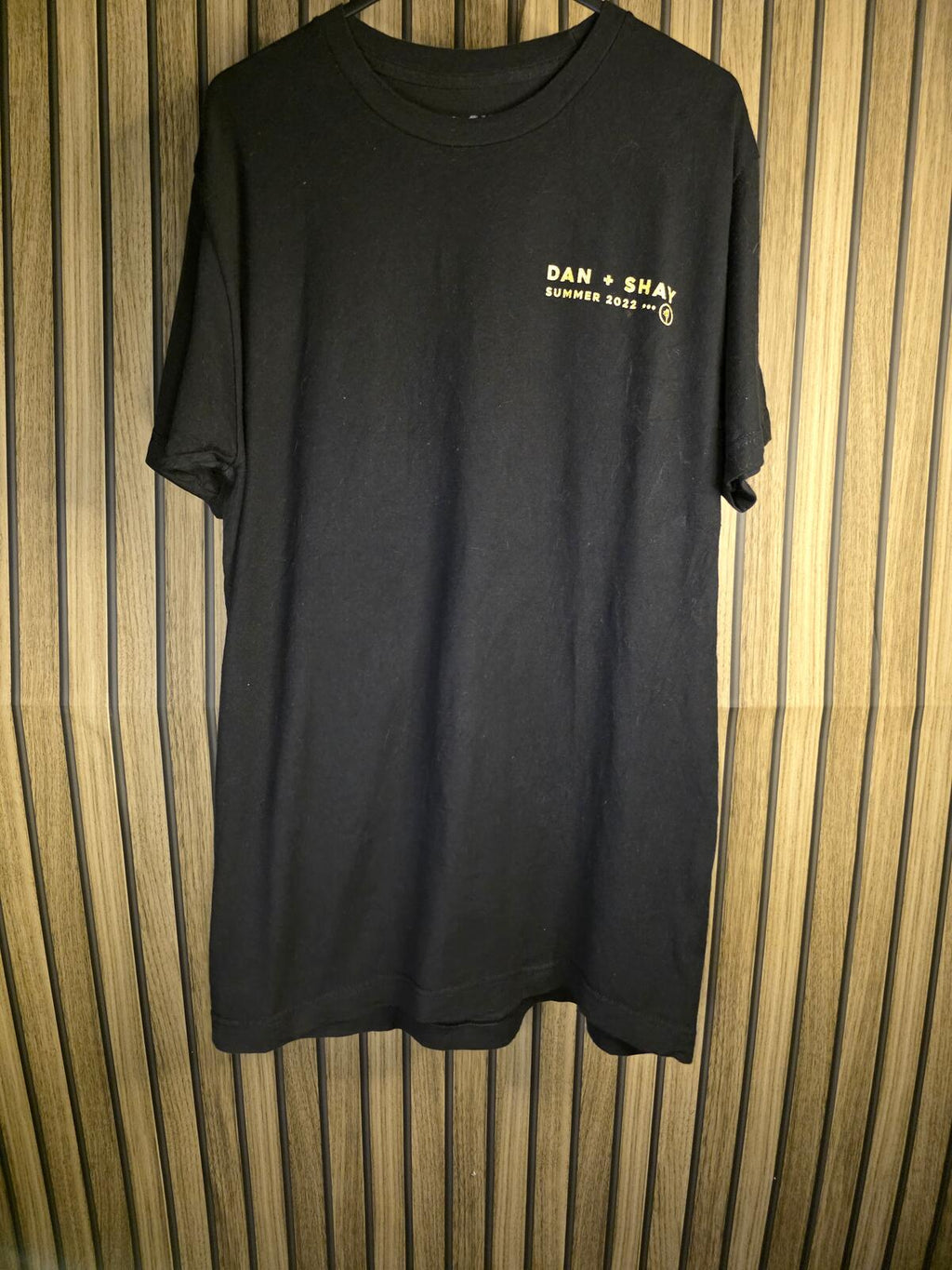 Dan + Shay Summer 2022 Tour Black T-Shirt Medium