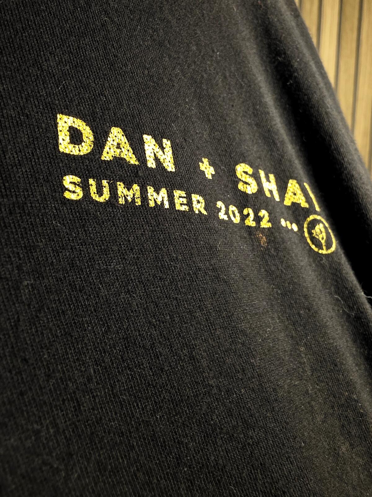 Dan + Shay Summer 2022 Tour Black T-Shirt Medium