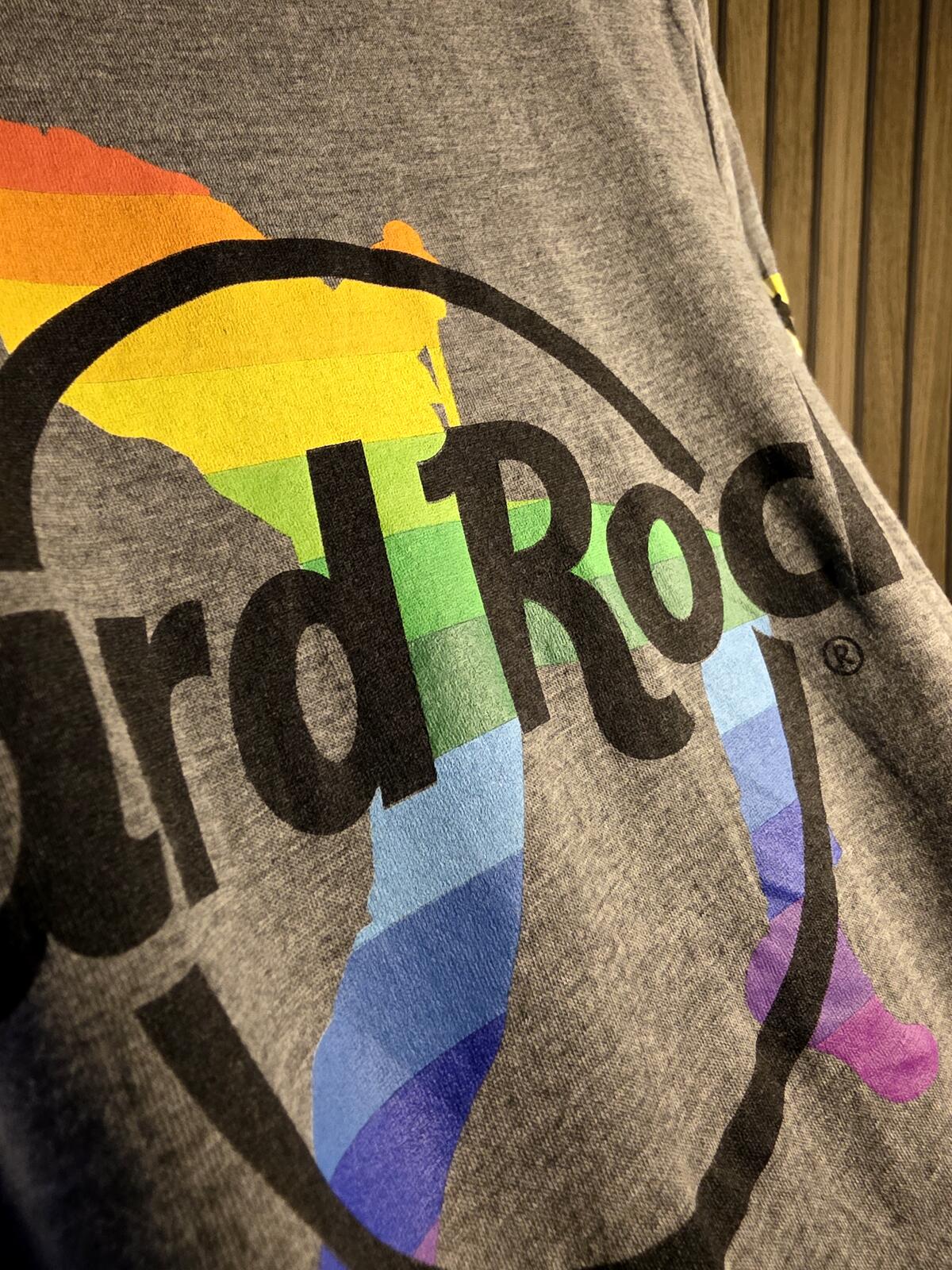 Freddie Mercury x Hard Rock T-shirt All Is One Rainbow Logo Grey XS