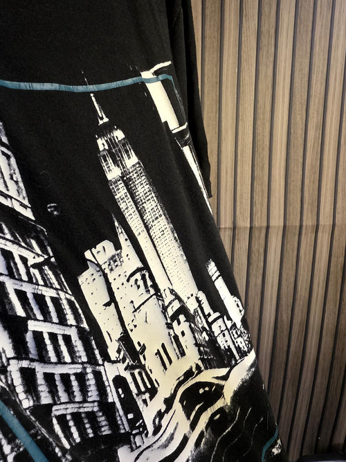 Banana Republic Men's Black Graphic T-Shirt XL