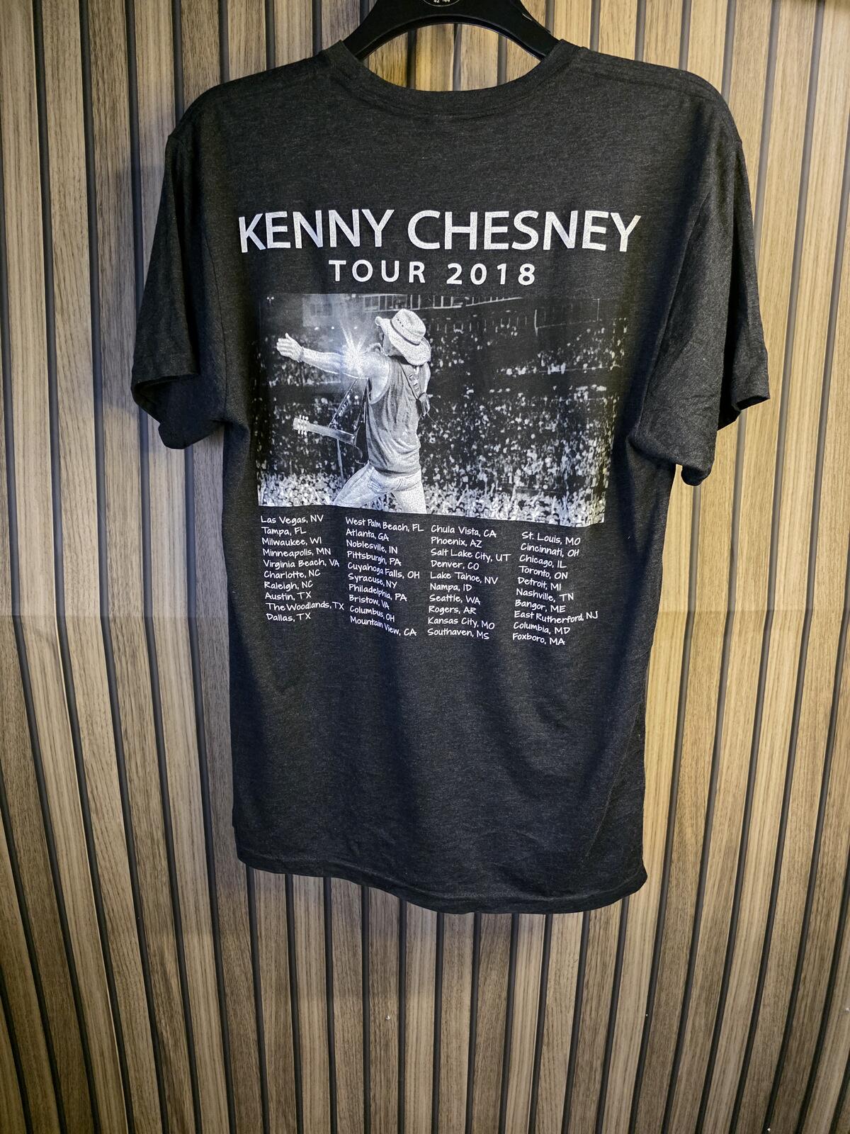 Kenny Chesney Trip Around The Sun Tour 2018 Graphic T-Shirt Black Large