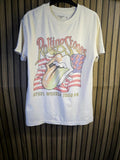 Abercrombie & Fitch Rolling Stones Steel Wheels Tour 89 T-Shirt White Small