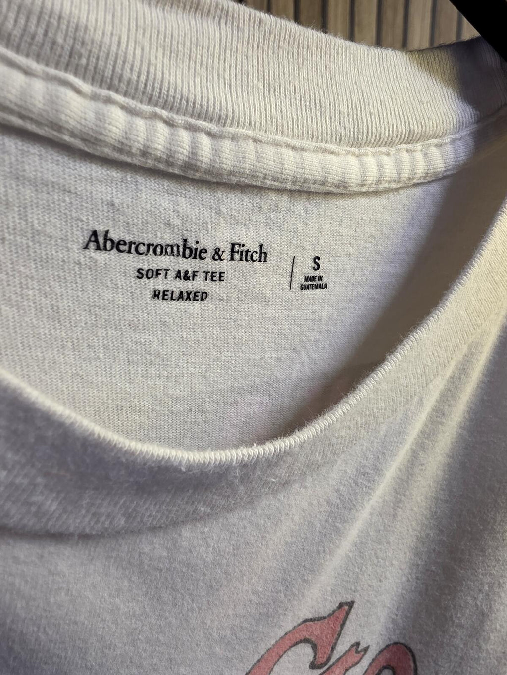Abercrombie & Fitch Rolling Stones Steel Wheels Tour 89 T-Shirt White Small
