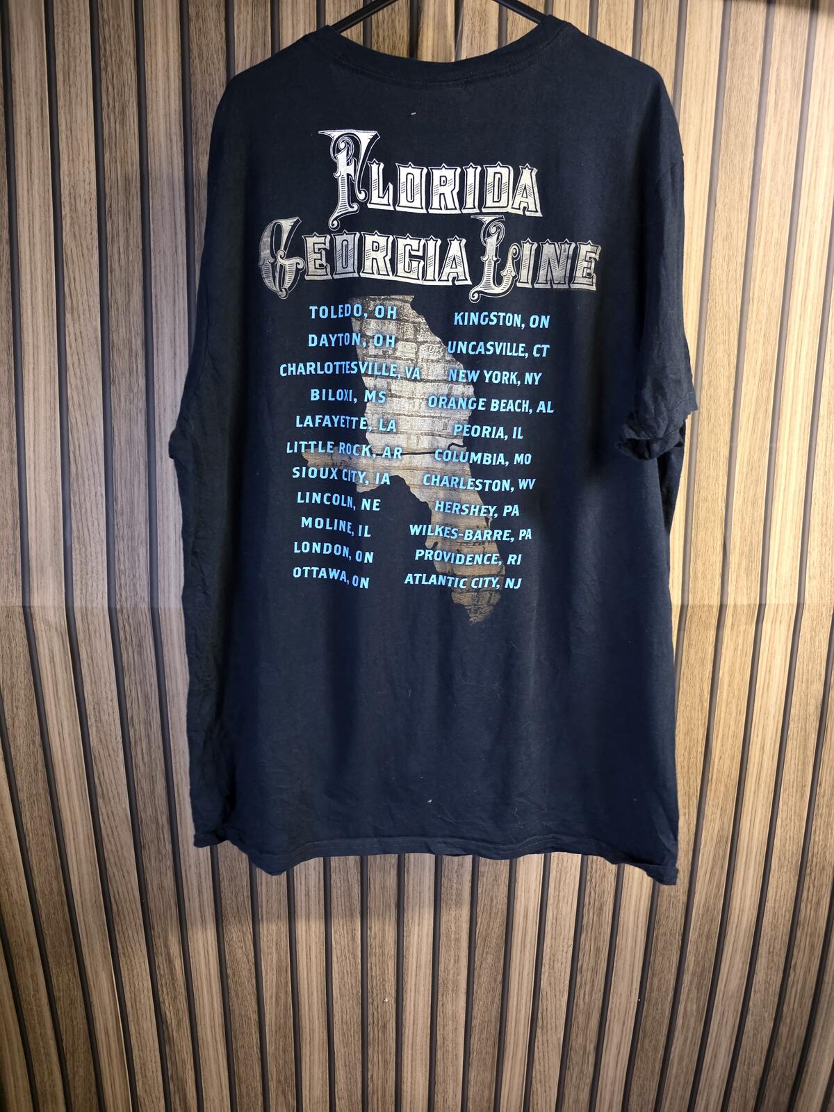 Florida Georgia Line Anything Goes Tour T-Shirt Large