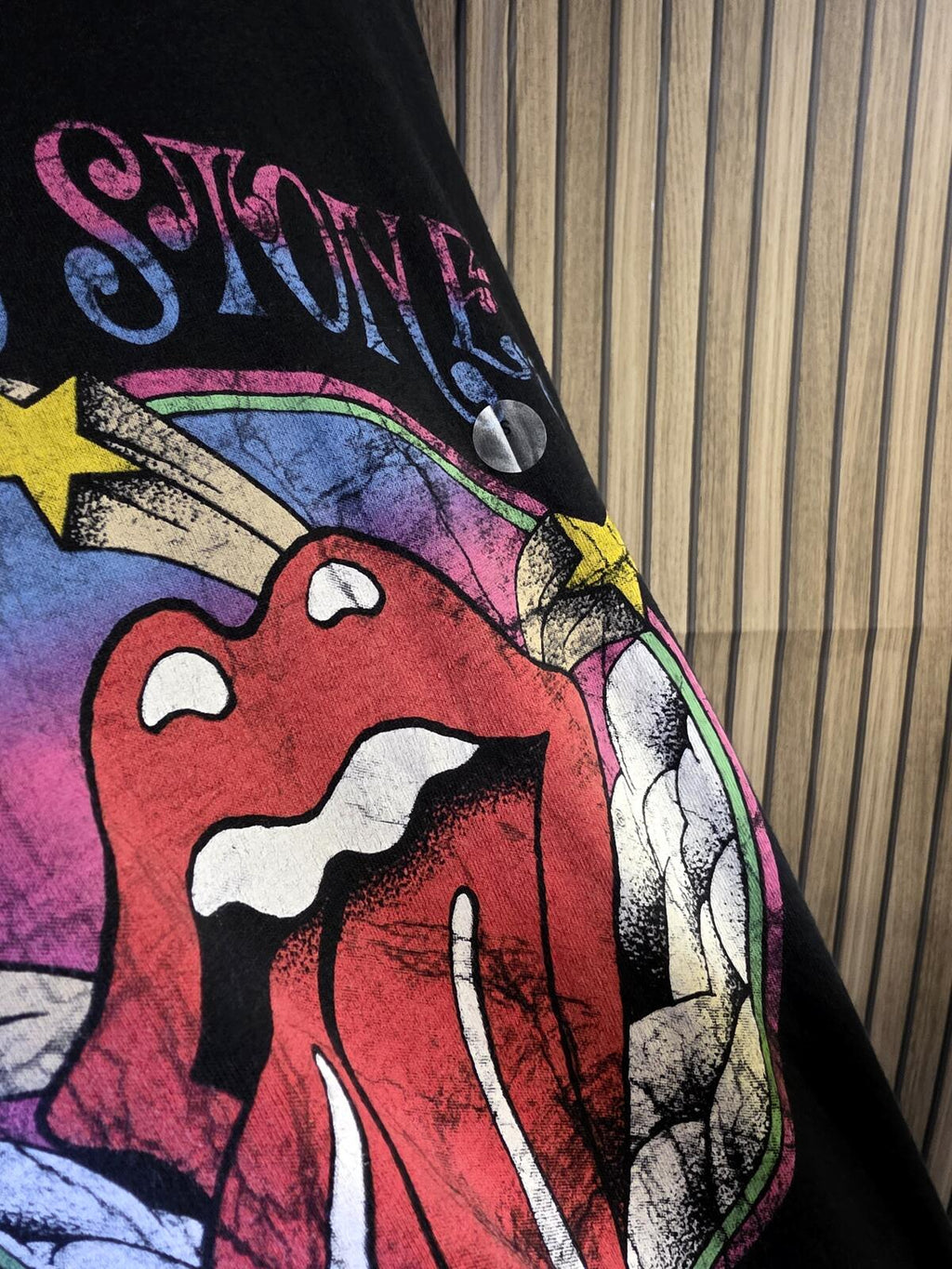 The Rolling Stones Long Sleeve T-Shirt Iconic Tongue Graphic Black Small