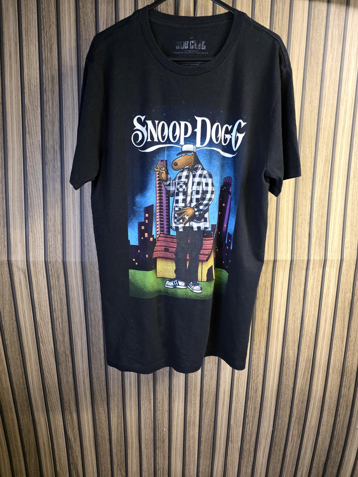 Snoop Dogg Black Graphic T-shirt Size M