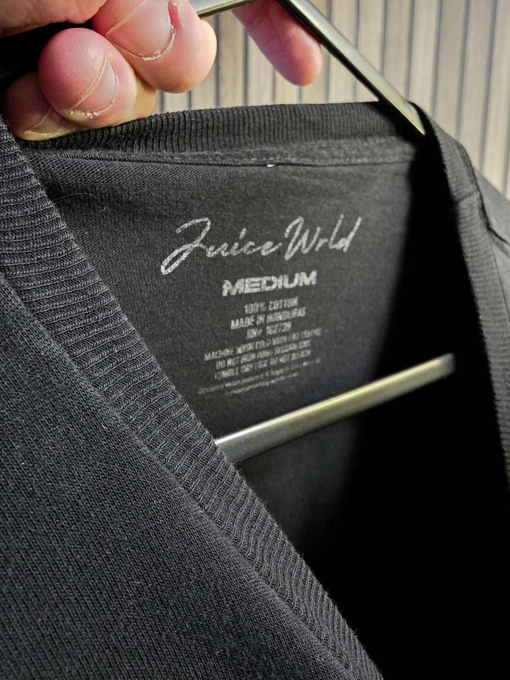 Juice Wrld Black Graphic T-Shirt Medium