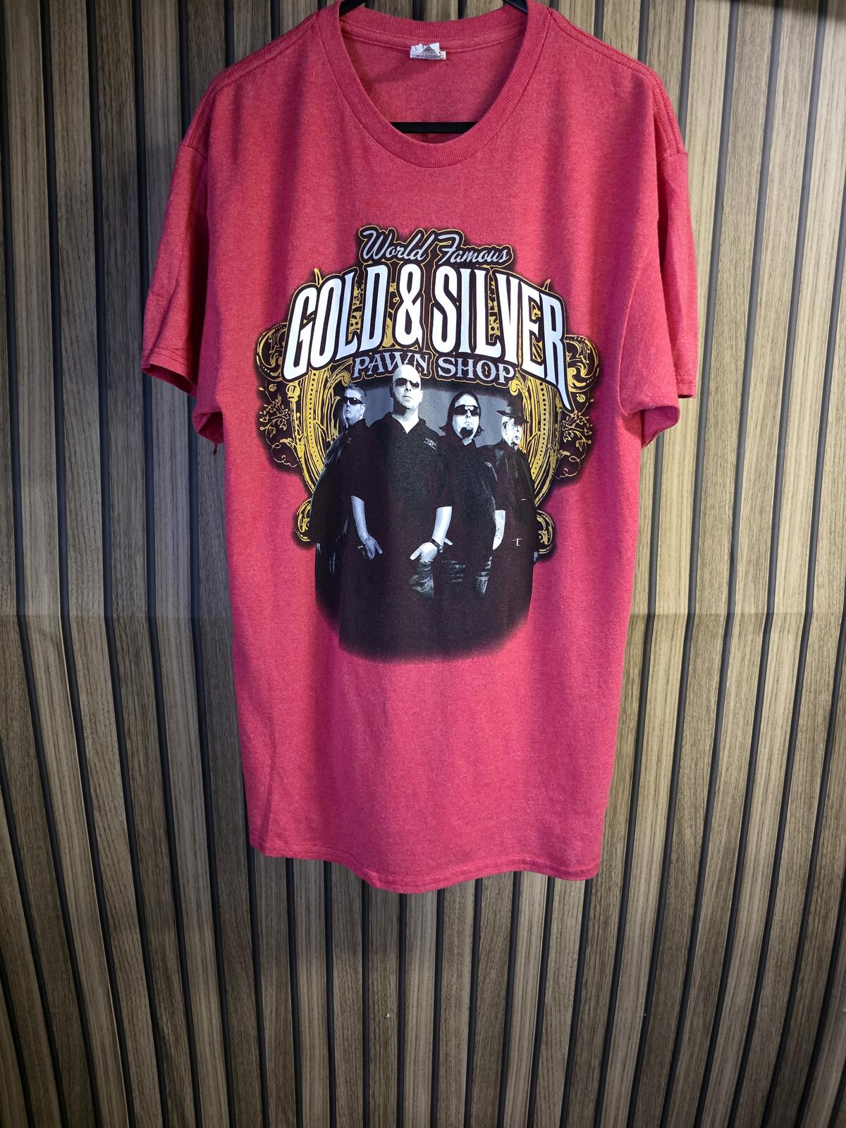 Pawn Stars Delta Pro Weight Gold & Silver Pawn Shop Graphic T-Shirt Red Medium