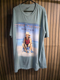 Comfort Colors Kenny Chesney Here and Now Tour T-shirt Blue Large