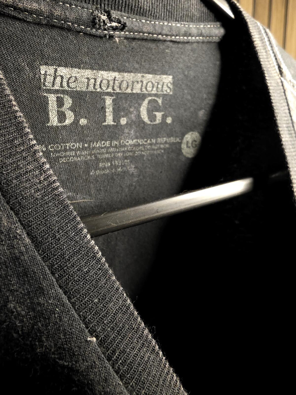 The Notorious B.I.G. Biggie New York Graphic T-Shirt Black Large