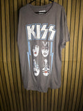 KISS Band T-shirt 2020 Tour Graphic Grey Large