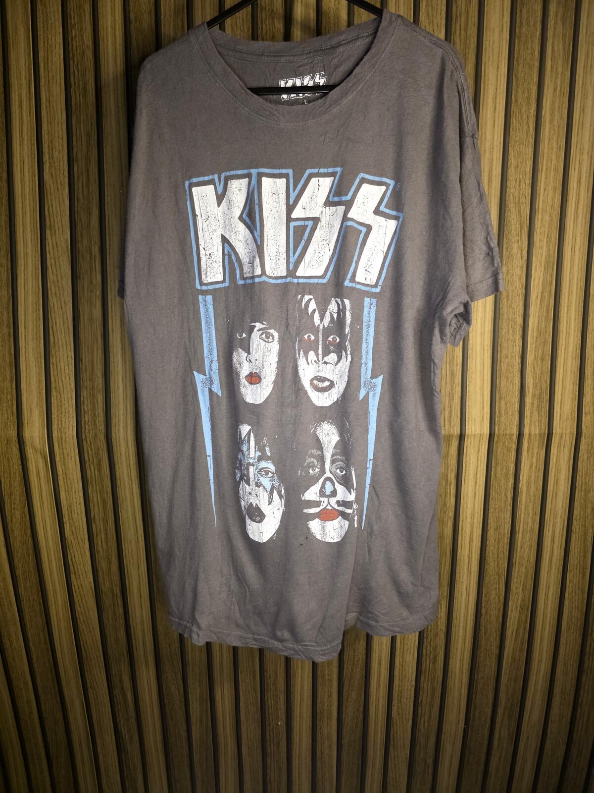 KISS Band T-shirt 2020 Tour Graphic Grey Large