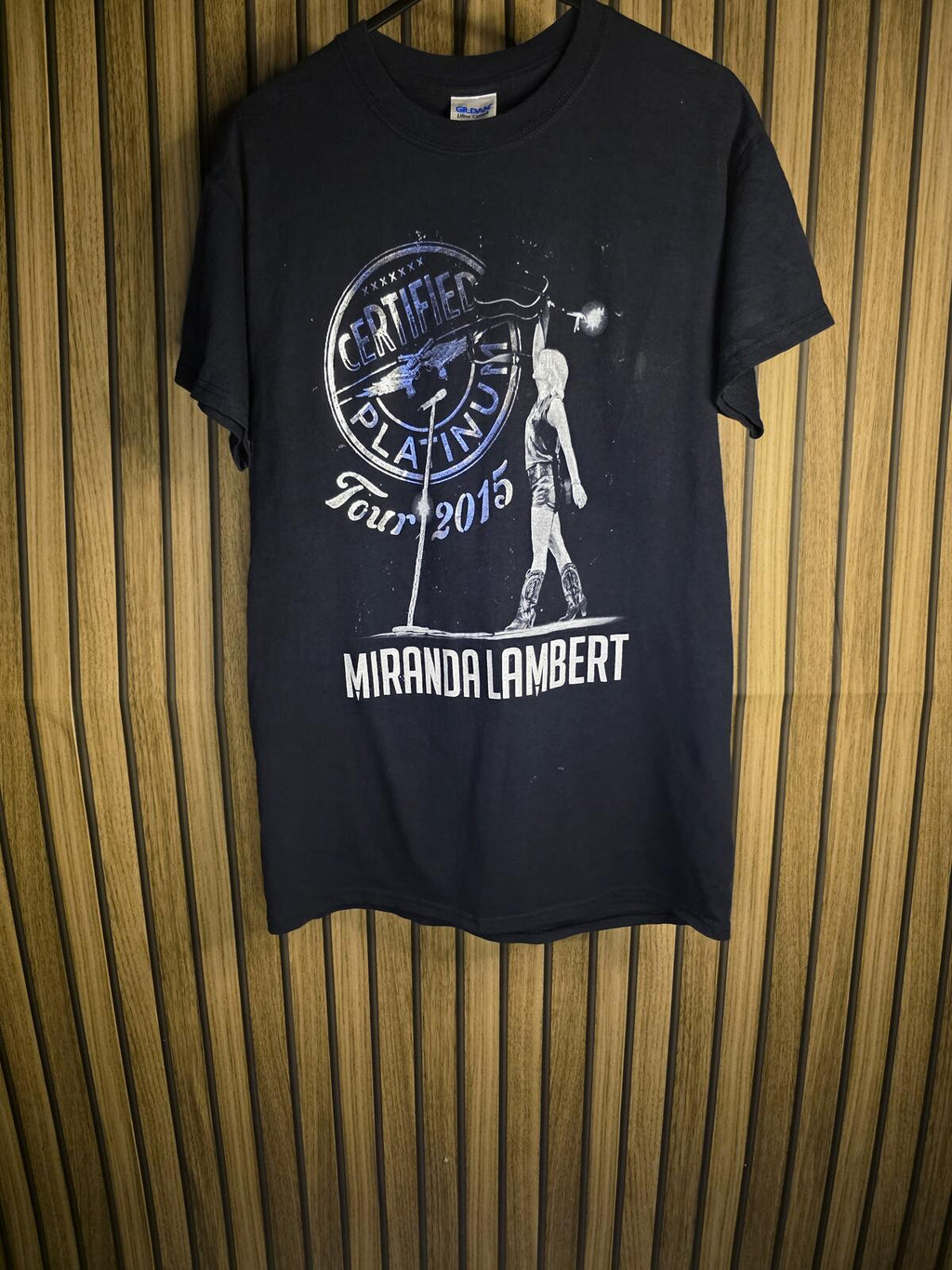 Miranda Lambert Certified Platinum Tour 2015 Black T-Shirt Small