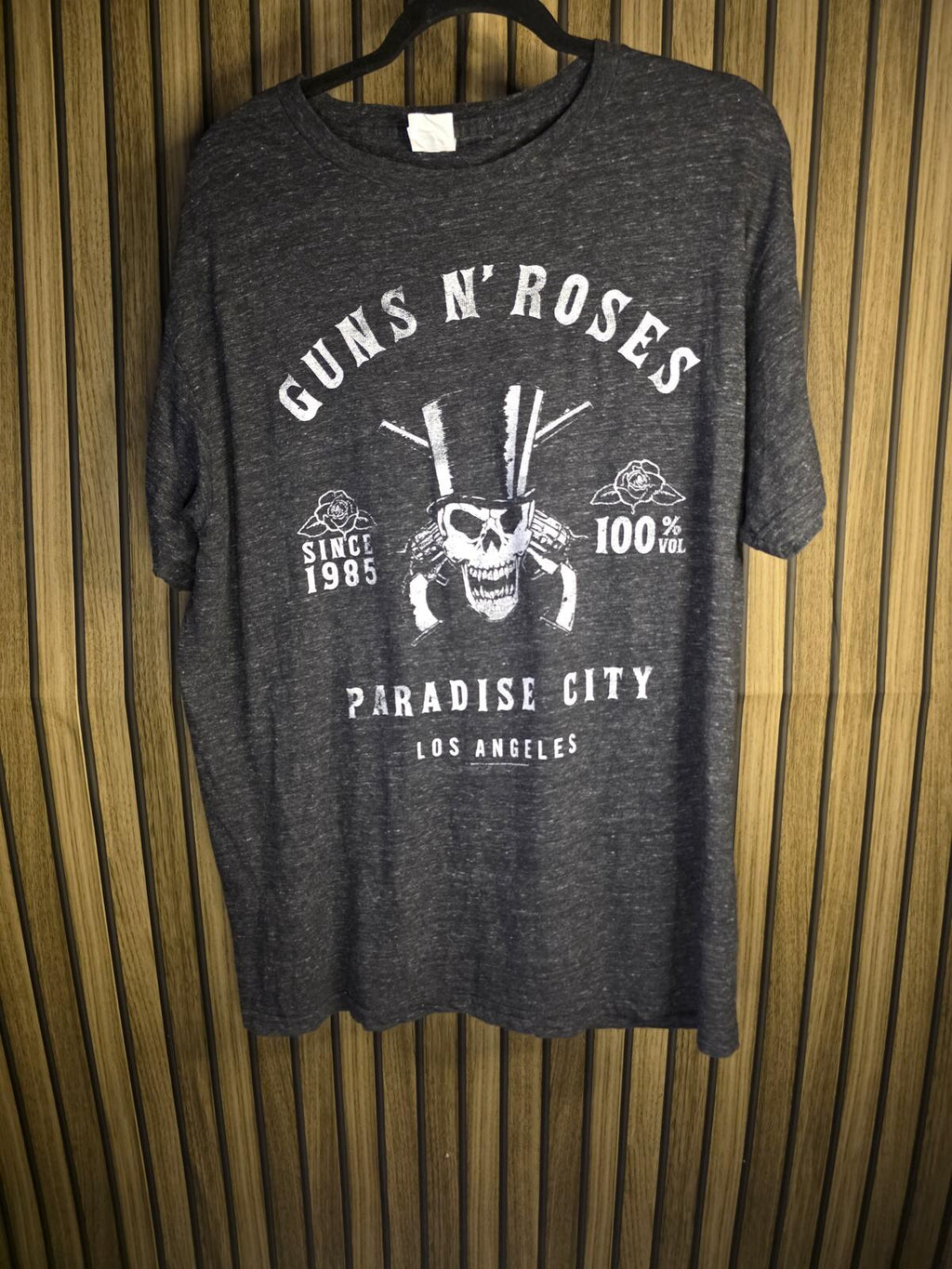 Bay Island Guns N' Roses Paradise City Graphic T-Shirt Charcoal XL