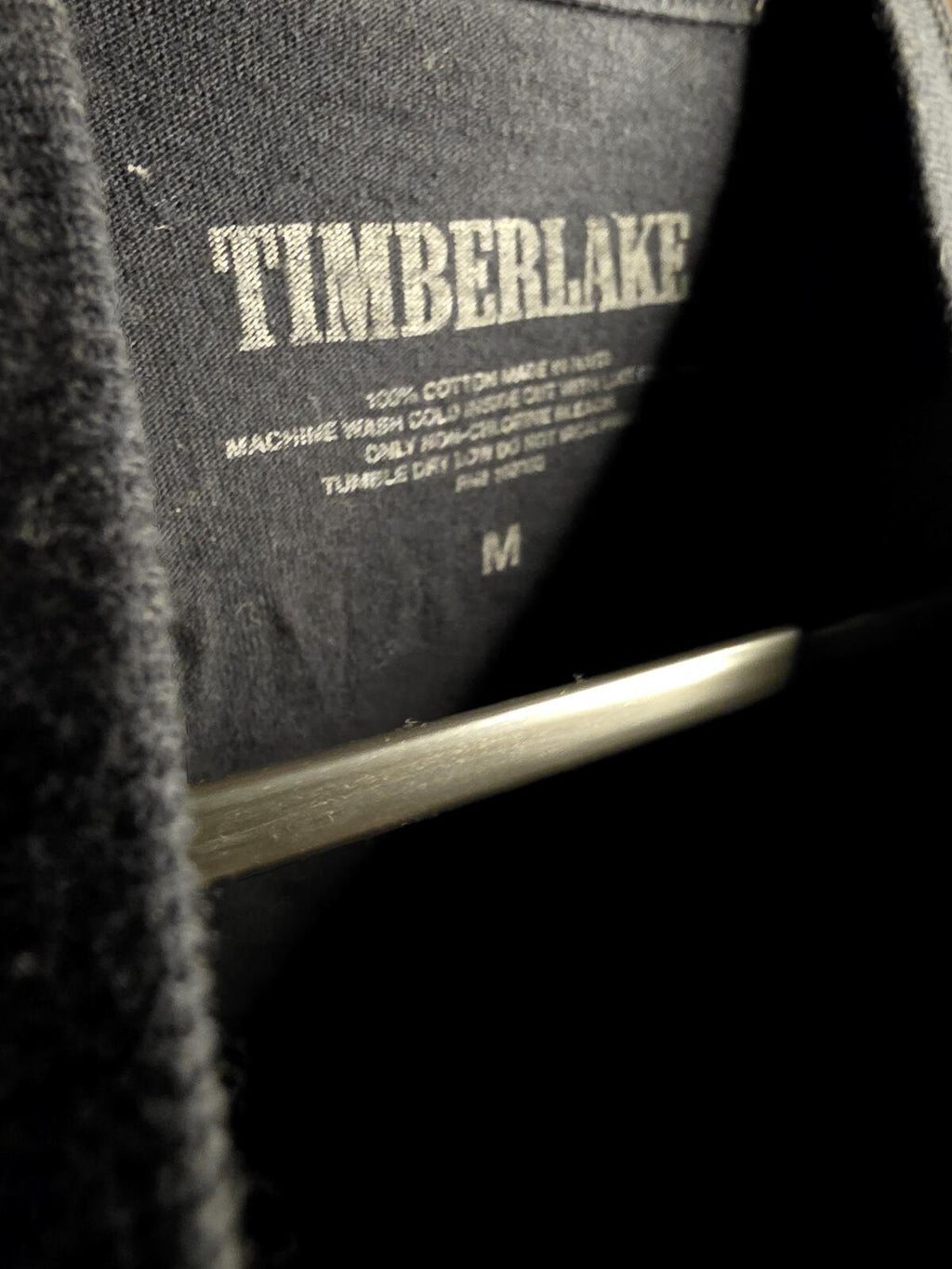 Timberlake Man of the Woods Tour Black T-Shirt Medium