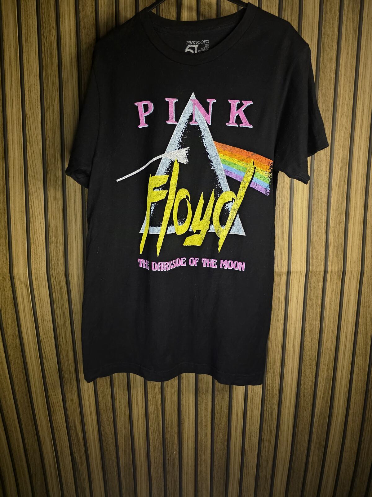 Pink Floyd The Darkside of the Moon Graphic T-Shirt Black Size S