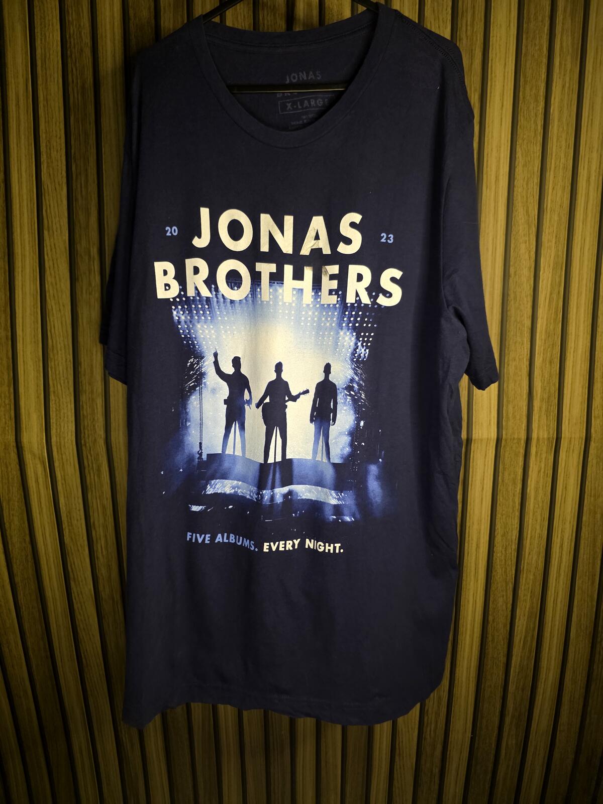 Jonas Brothers Black Graphic T-Shirt 2023 Tour Size XL