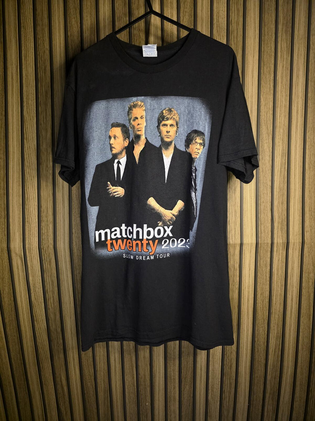 Matchbox Twenty Sun Dream Tour 2023 Black Graphic T-Shirt Medium
