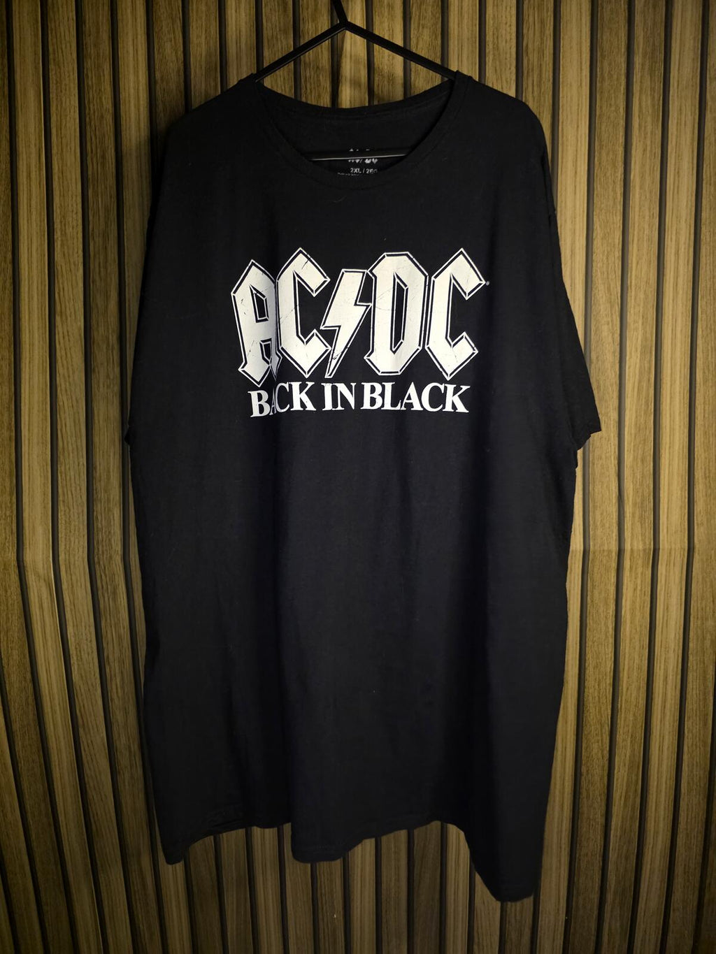 AC/DC Back In Black Graphic T-Shirt Black 2XL