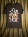 Selena Amor Prohibido Graphic T-Shirt Brown Small