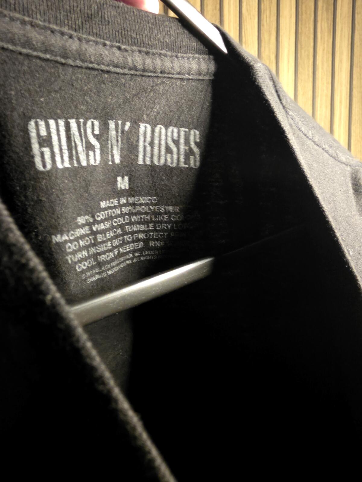 Guns N' Roses Black Graphic Band T-Shirt Medium