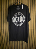 AC/DC Back in Black World Tour 1980-1981 Black T-Shirt Size M