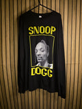 Snoop Dogg Black Long Sleeve T-shirt Graphic Print Size Medium