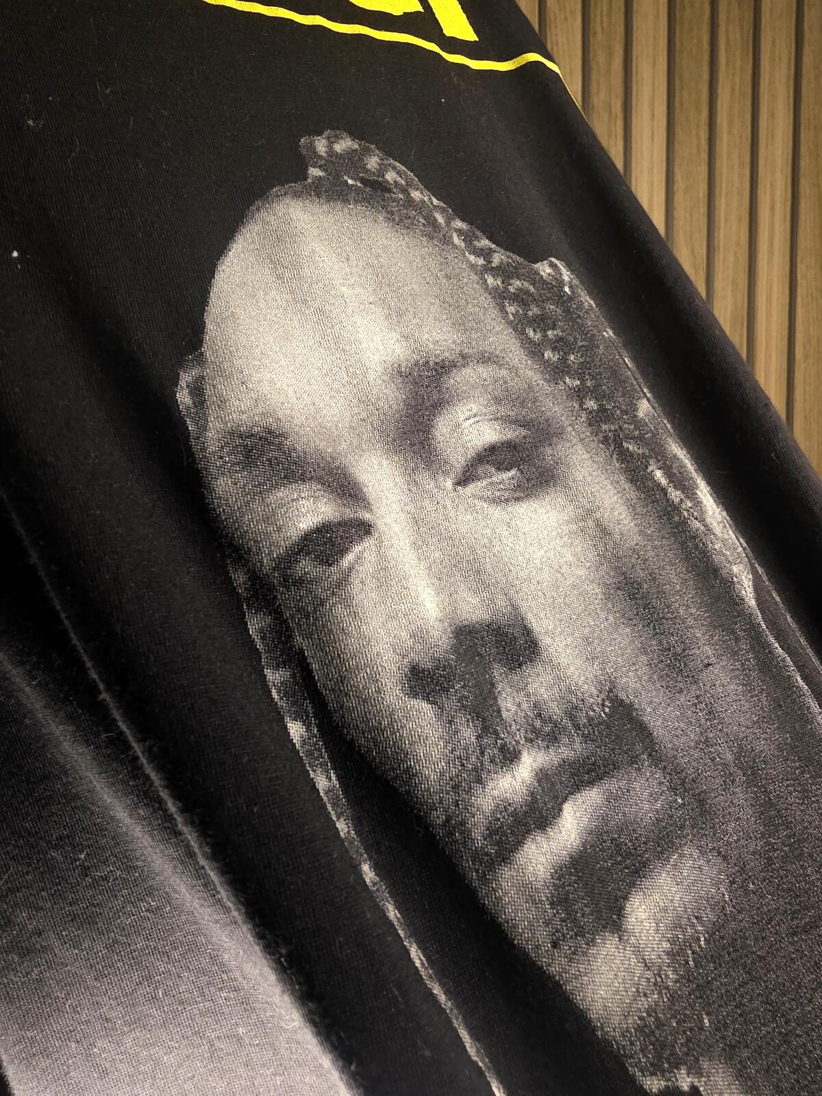 Snoop Dogg Black Long Sleeve T-shirt Graphic Print Size Medium