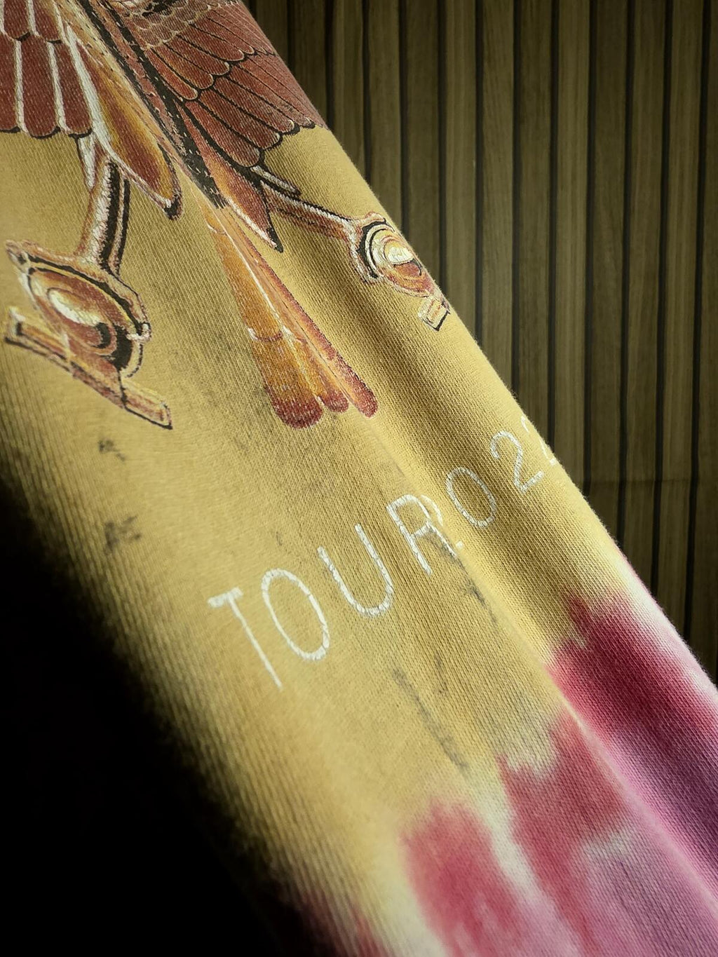 Earth Wind & Fire Tour 2022 Tie-Dye T-Shirt Blue Pink Yellow Size L