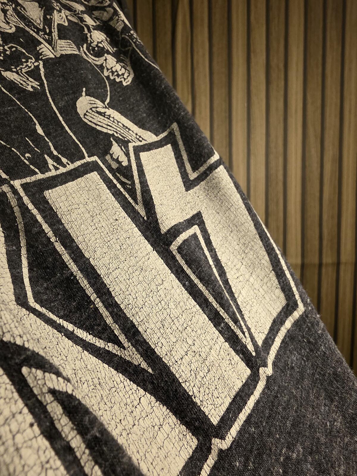 KISS Band Graphic T-Shirt Charcoal Grey Medium