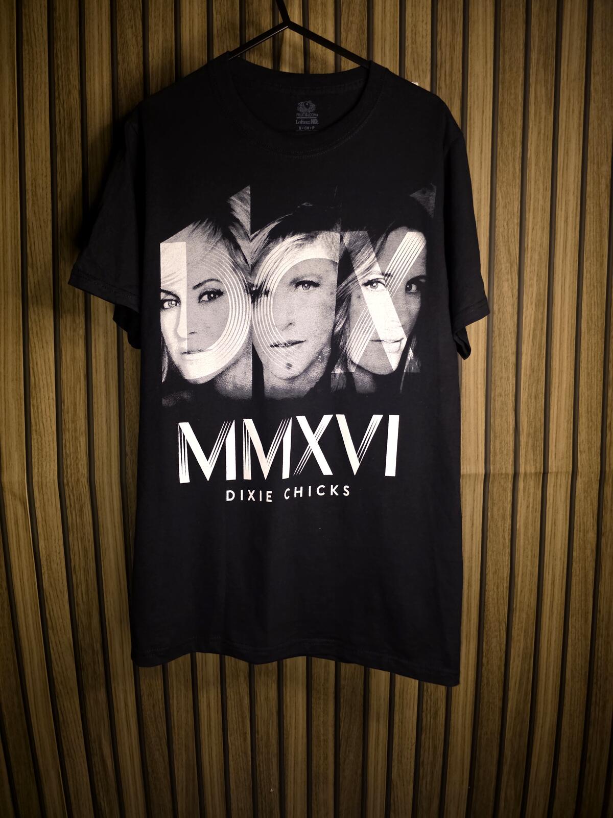 Dixie Chicks MMXVI Tour Black T-Shirt Size S