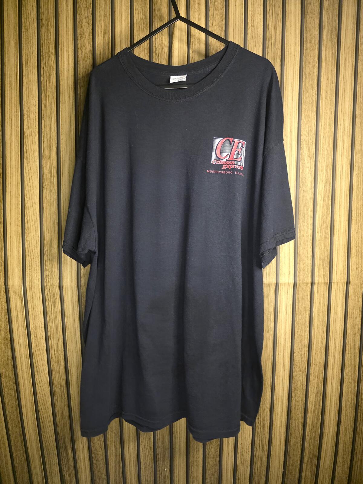 Jerzees Crimson Express Black T-Shirt 2XL