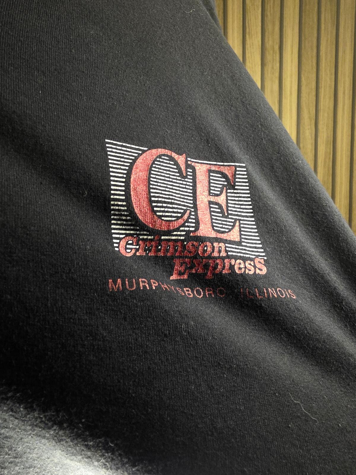 Jerzees Crimson Express Black T-Shirt 2XL