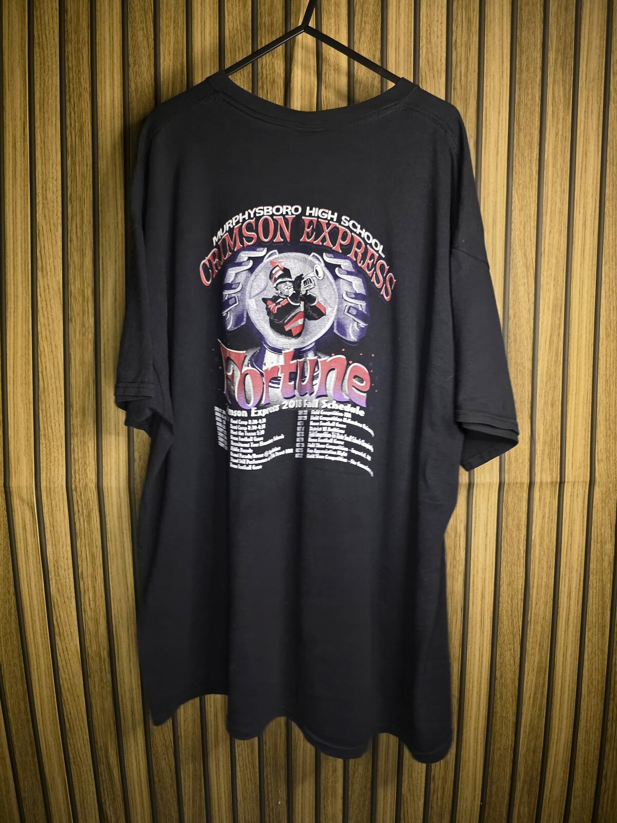 Jerzees Crimson Express Black T-Shirt 2XL