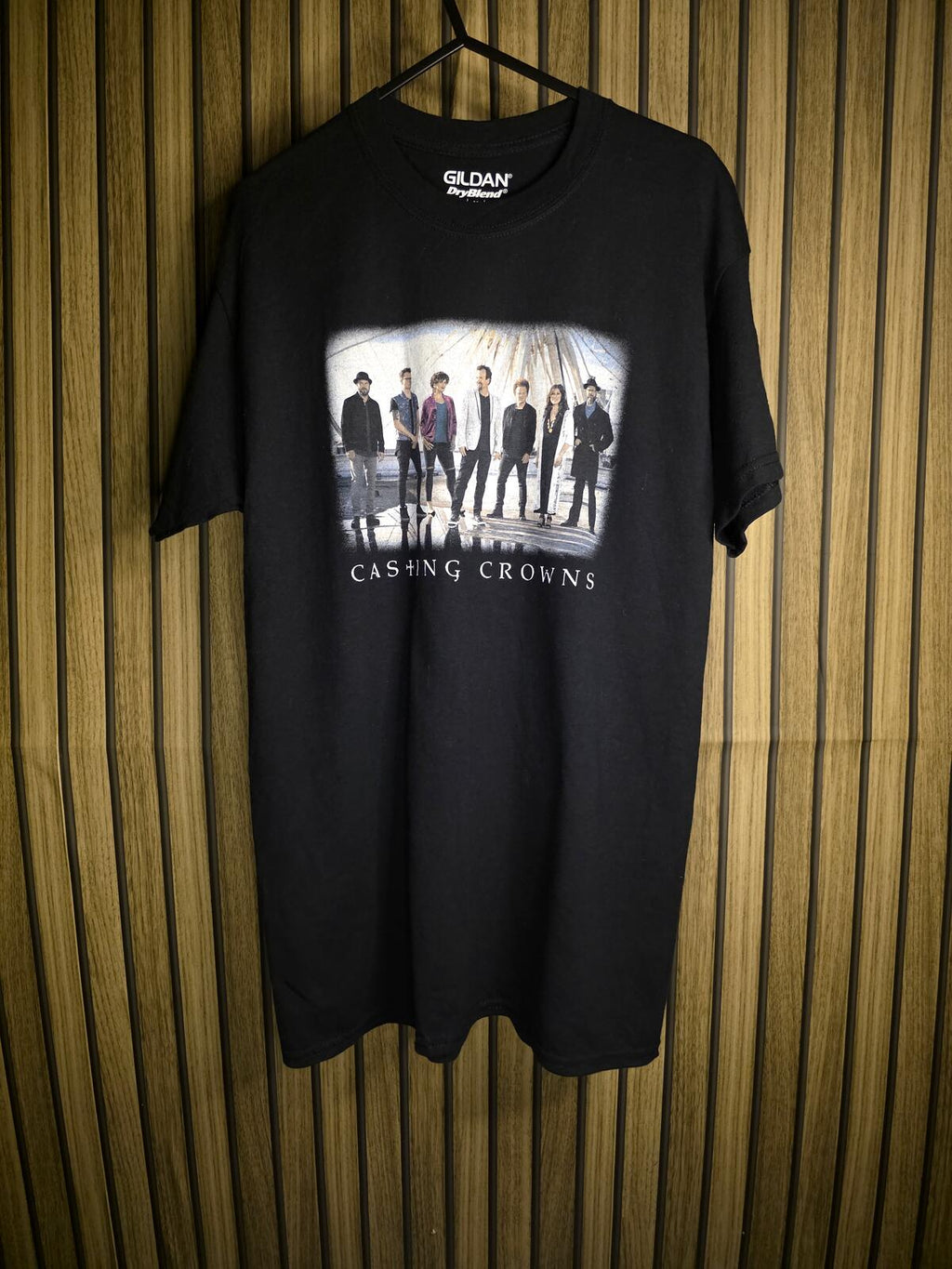 Gildan Cashing Crowns Band Graphic T-Shirt Black Medium