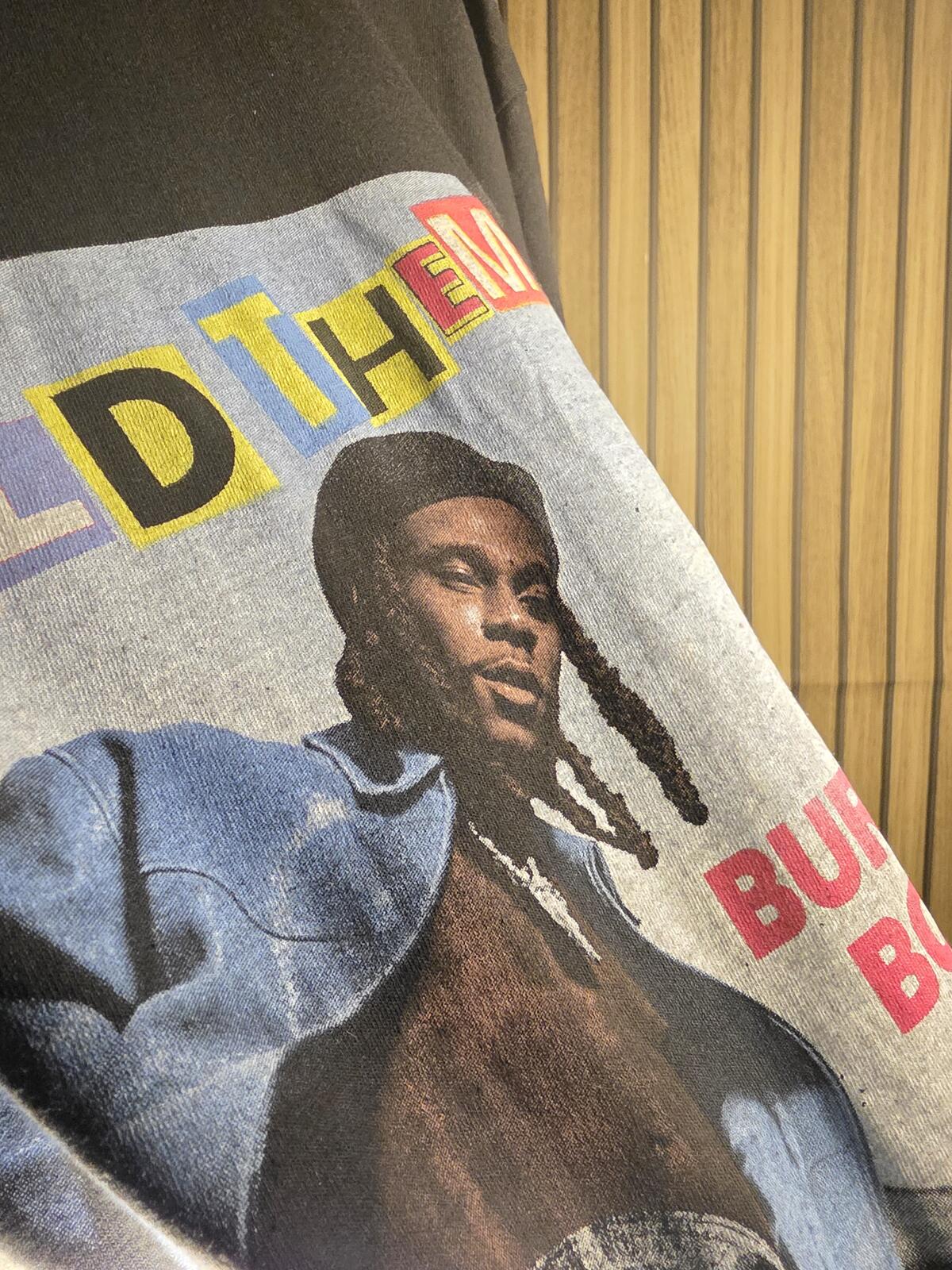 Filo Burna Boy I Told Them Black Graphic T-Shirt XL