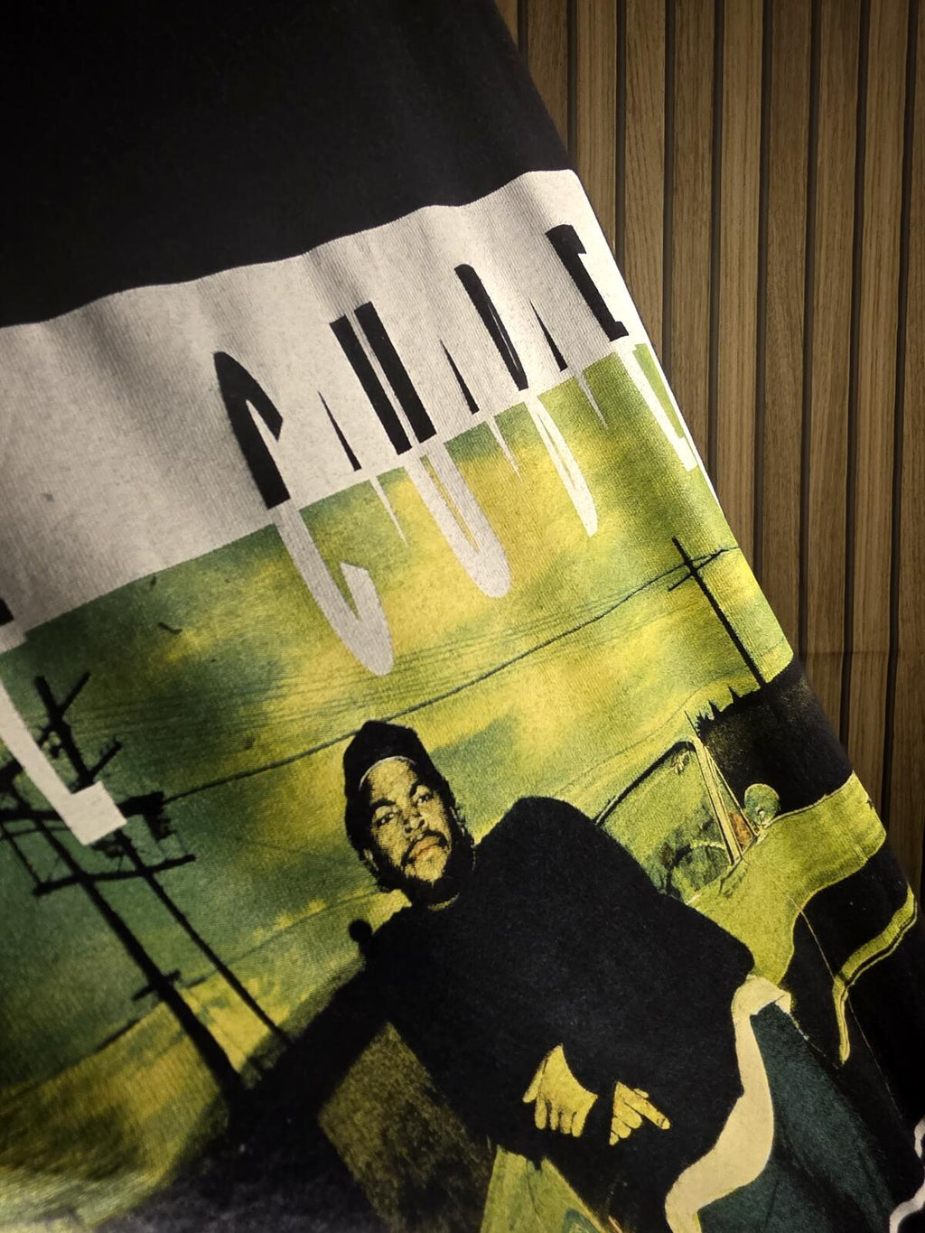 Ice Cube Graphic T-Shirt Today Was A Good Day Black Small
