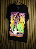 Authentic Hendrix Jimi Hendrix Graphic T-shirt Black Small