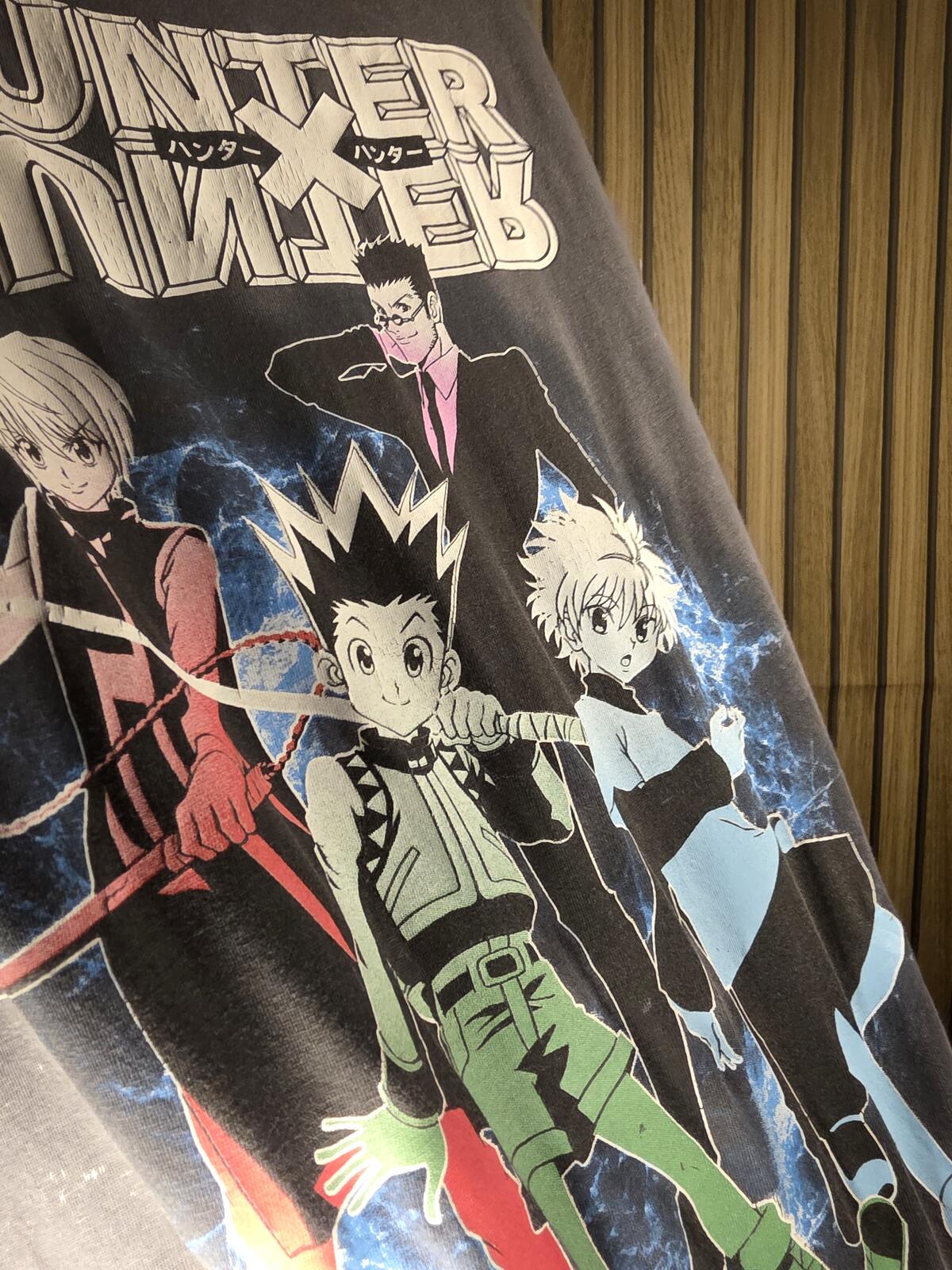 Hunter x Hunter Anime Graphic T-Shirt Black Medium