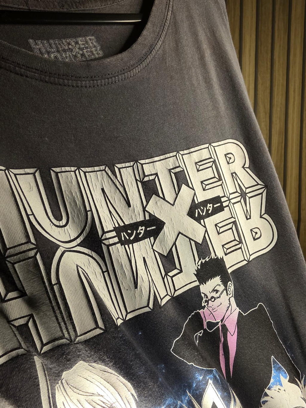 Hunter x Hunter Anime Graphic T-Shirt Black Medium