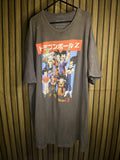 Dragon Ball Z Graphic T-shirt Brown 2X