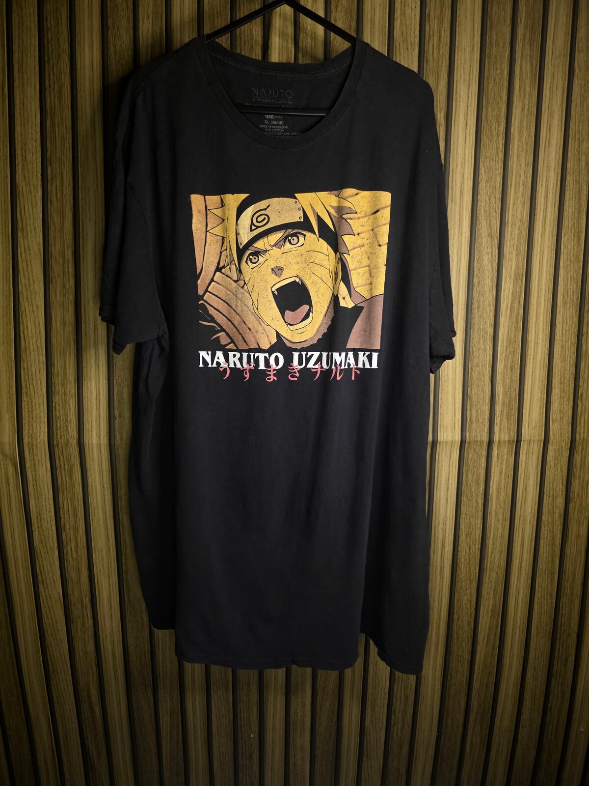 Naruto Uzumaki Graphic T-Shirt Black XL