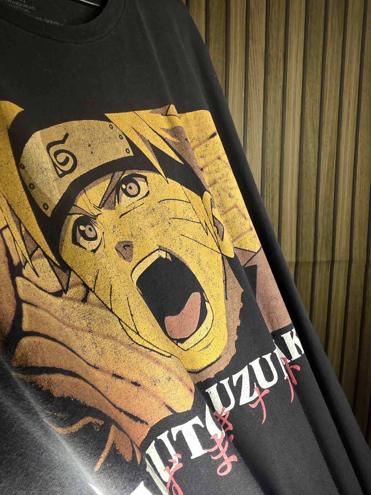 Naruto Uzumaki Graphic T-Shirt Black XL