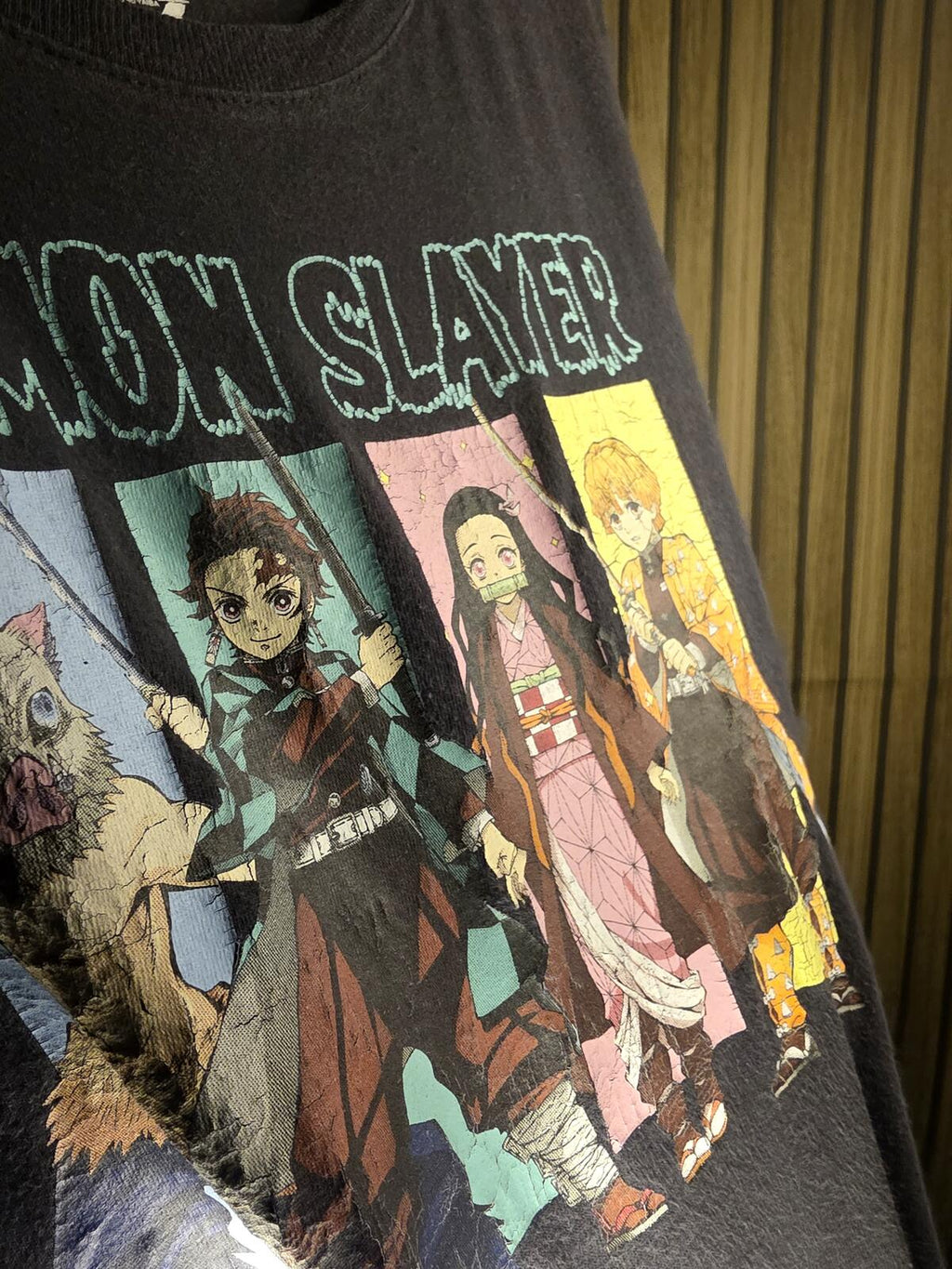 Demon Slayer T-Shirt Black Medium