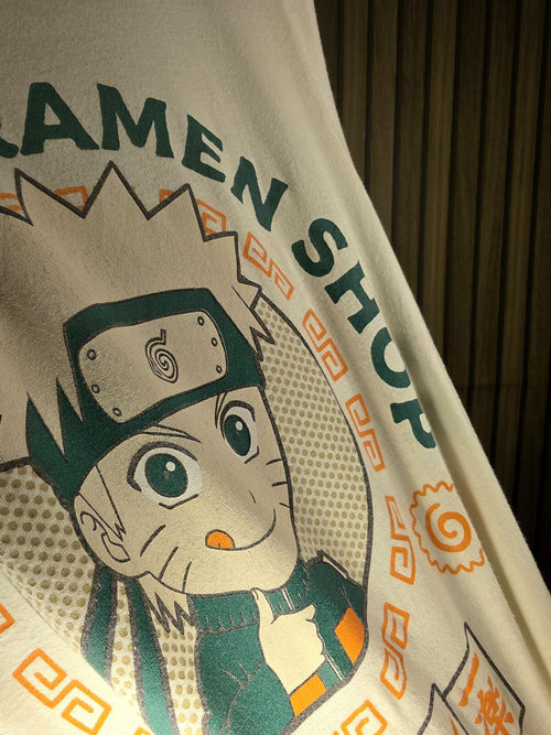 BoxLunch Naruto Shippuden Ichiraku Ramen Shop Graphic T-Shirt White X-Small