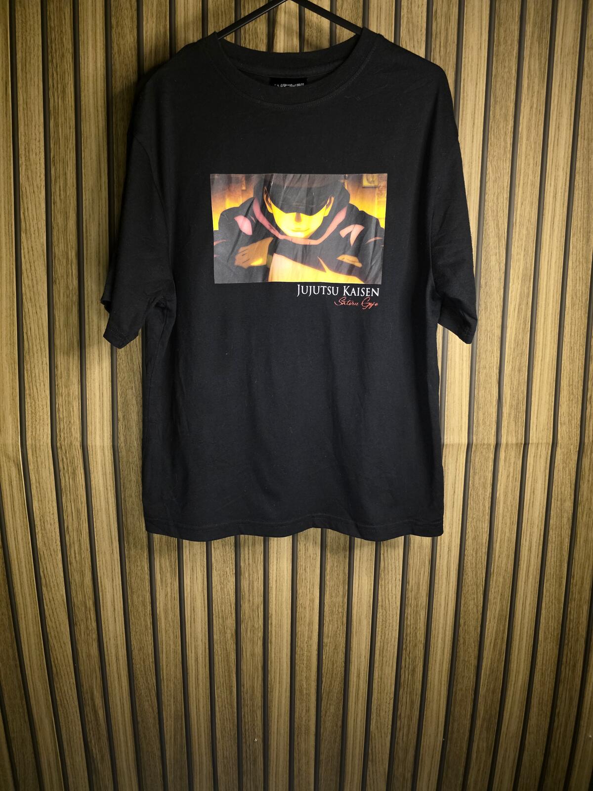 Jujutsu Kaisen Sitou Gojo Graphic Black T-shirt Size Regular XS