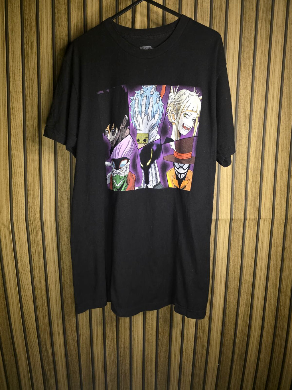 My Hero Academia Black Graphic T-Shirt Medium
