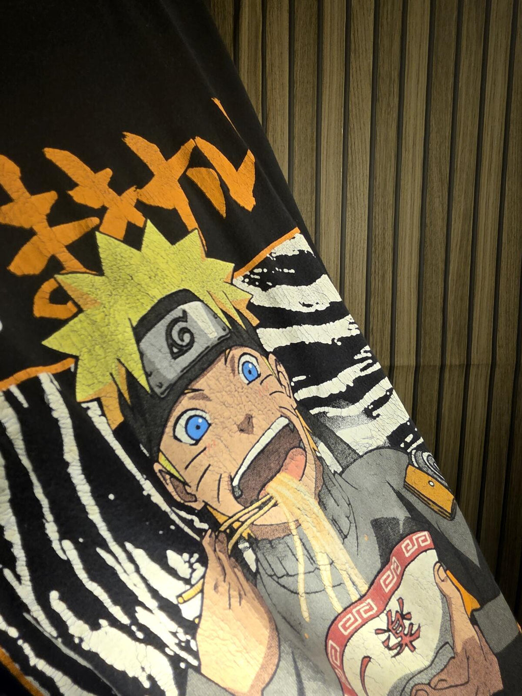 Naruto Shippuden Ichiraku Ramen Shop Graphic T-Shirt Black Medium
